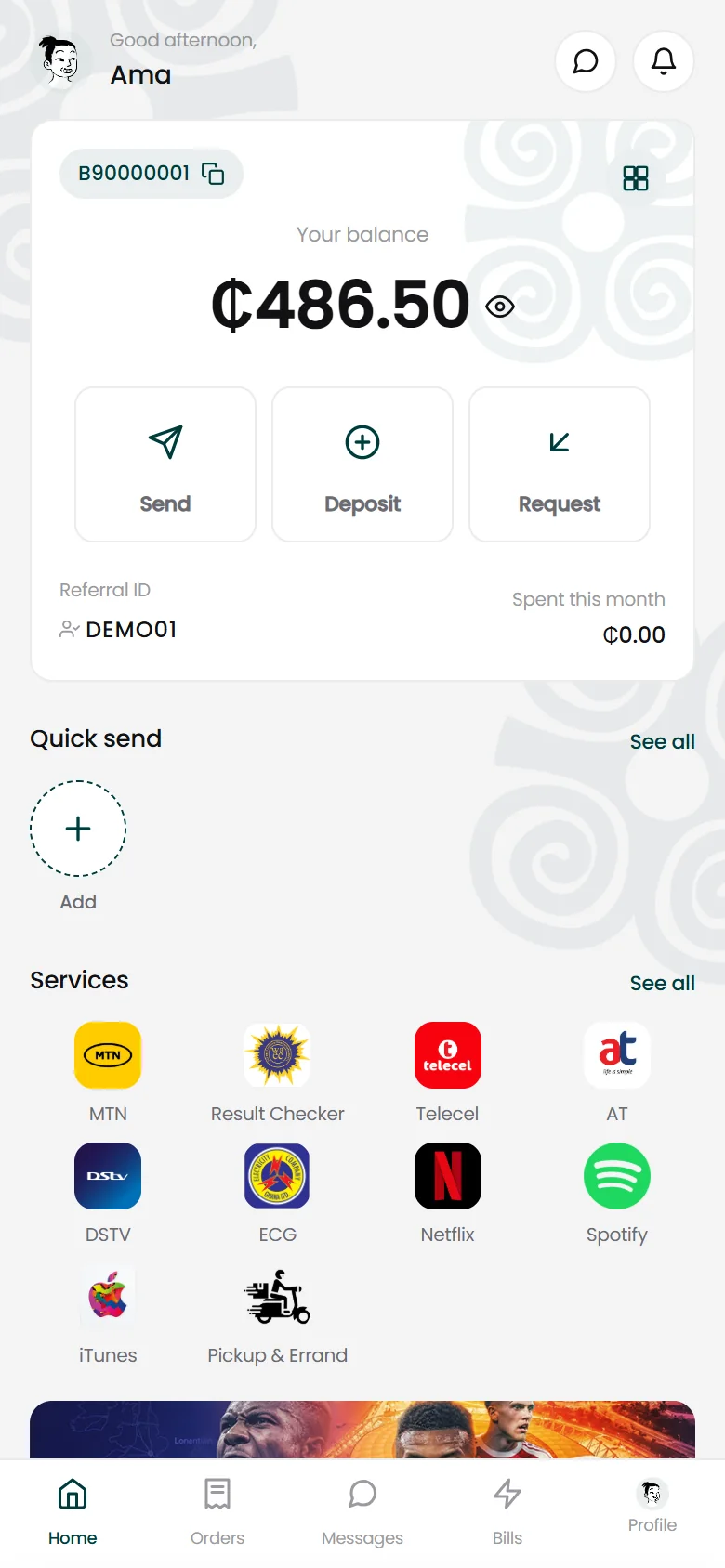 Byte Hub GH on a phone